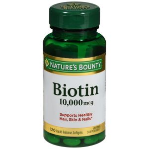 Nature's Bounty Biotin 10,000 mcg Rapid Release Softgels - 120 CP