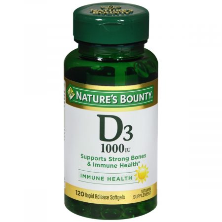 Nature's Bounty D3 1000 IU Rapid Release Softgels - 120 CP