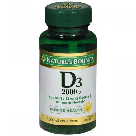 Nature's Bounty D3 2000 IU Rapid Release Softgels - 150 CP