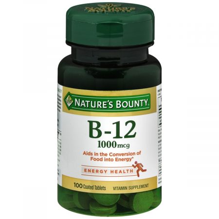 Nature's Bounty Vitamin B-12 1000 mcg Coated Tablets - 100 TB