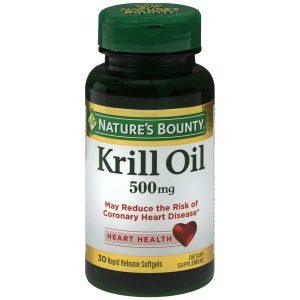 Nature's Bounty Krill Oil 500 mg Rapid Release Softgels - 30 CP