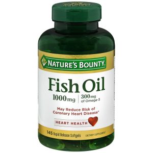Nature's Bounty Fish Oil 1000 mg Rapid Release Softgels - 145 CP