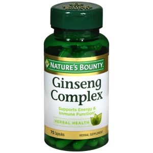 Nature's Bounty Ginseng Complex Capsules - 75 CP