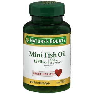 Nature's Bounty Mini Fish Oil 1290 mg per Serving Softgels - 90 CP