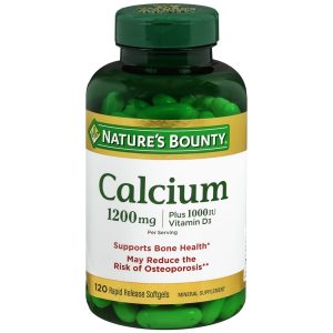 Nature's Bounty Calcium 1200 mg plus Vitamin D3 1000 IU per Serving Rapid Release Softgels - 120 CP