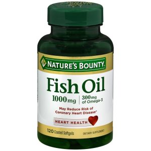 Nature's Bounty Fish Oil 1000 mg Coated Softgels - 120 CP