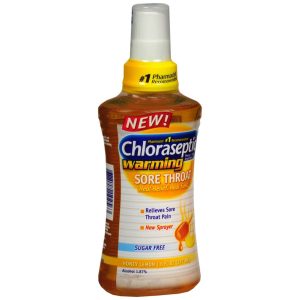 Chloraseptic Warming Sore Throat Spray Honey Lemon - 6 OZ