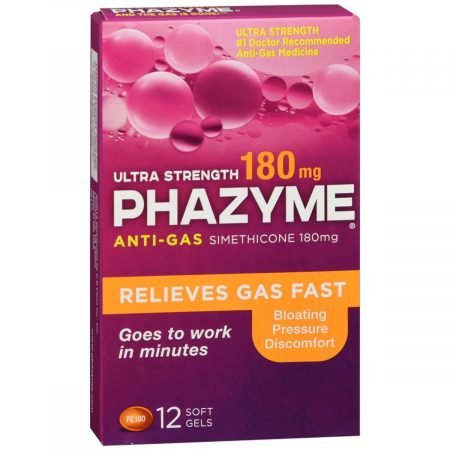 Phazyme Anti-Gas Ultra Strength 180 mg Softgels - 12 CP