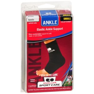 Mueller Sport Care Elastic Ankle Support Small Black 47631 - 1 EA