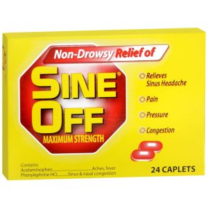 Sine-Off Caplets Maximum Strength - 24 CP