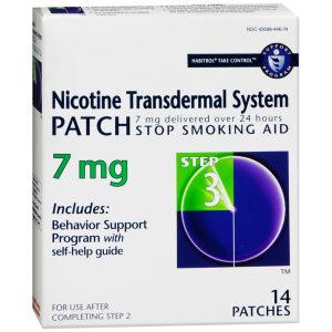 Habitrol Nicotine Transdermal System Patches 7 mg Step 3 - 14 EA