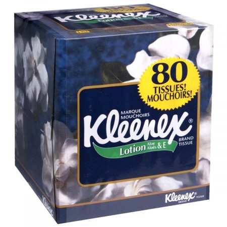 KLEENEX Facial Tissues Lotion Aloe and E - 75 EA