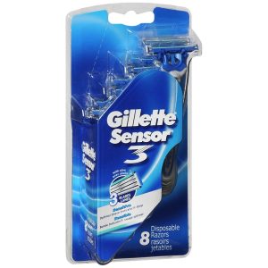 Gillette Sensor3 Disposable Razors Men's - 8 EA