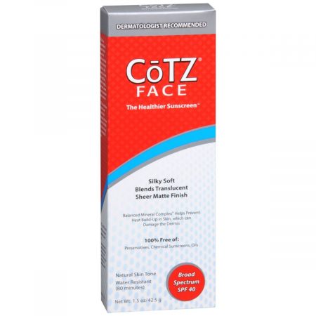 Cotz Face Sunscreen Lotion SPF 40 - 1.5 OZ