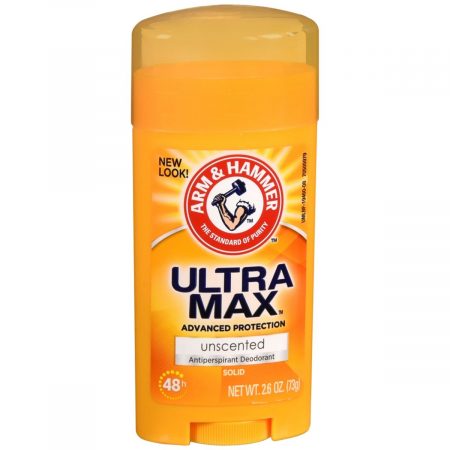 ARM & HAMMER UltraMax Antiperspirant Deodorant Solid Unscented - 2.6 OZ