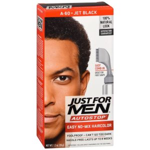 JUST FOR MEN AutoStop Formula Hair Color Jet Black A-60 - 1 EA