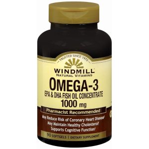 Windmill Omega-3 EPA & DHA Fish Oil Concentrate 1000 mg Softgels - 90 CP