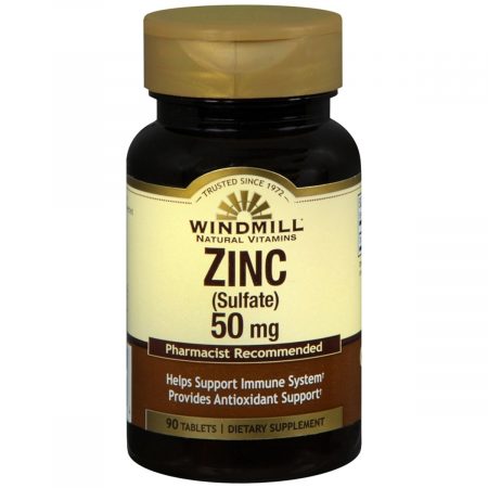 Windmill Zinc (Sulfate) 50 mg Tablets - 90 TB