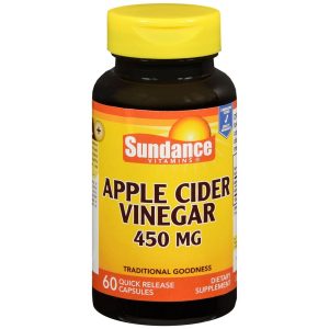 Sundance Apple Cider Vinegar 450 mg Quick Release Capsules - 60 CP