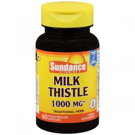 Sundance Vitamins Milk Thistle 1000 mg Capsules - 60 CP