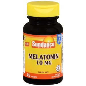 Sundance Vitamins Melatonin 10 mg Tablets - 45 TB