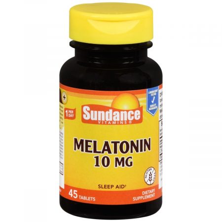 Sundance Vitamins Melatonin 10 mg Tablets - 45 TB