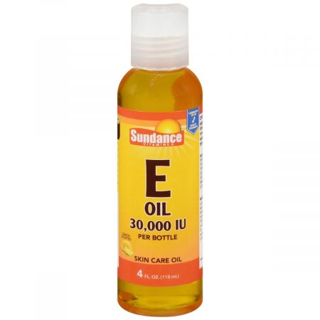 Sundance Vitamins Vitamin E Oil 30,000 IU Skin Care Oil Lemon Scented - 4 OZ