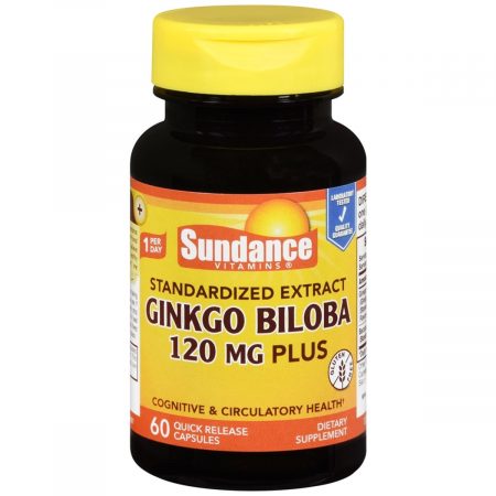 Sundance Ginkgo Biloba 120 mg Plus Capsules - 60 CP