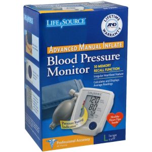 LifeSource Advanced Blood Pressure Monitor Manual Inflate UA-705VL - 1 EA