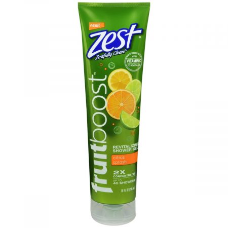 Zest Fruitboost Revitalizing Shower Gel Citrus Splash - 10 OZ