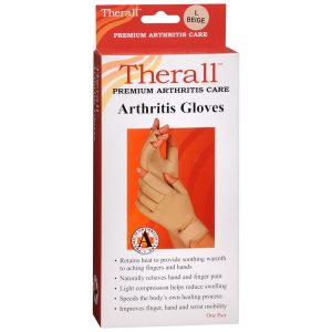 Therall Arthritis Gloves Large Beige - 1 PR