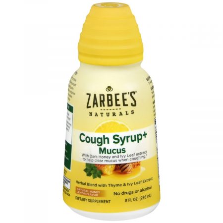 Zarbee's Cough Syrup+ Mucus Natural Honey Lemon Flavor - 8 OZ