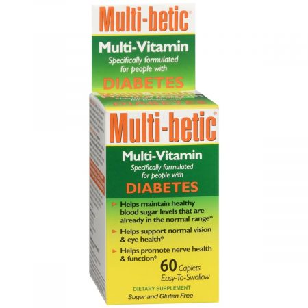 Multi-betic Diabetes Multi-Vitamin & Mineral Caplets - 60 CP