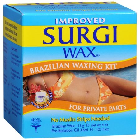 Surgi Wax Brazilian Waxing Kit For Private Parts - 1 EA