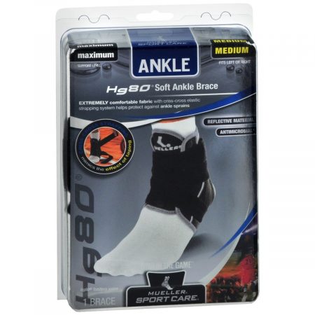 Mueller Sport Care Hg80 Soft Ankle Brace Medium 49712 - 1 EA