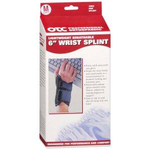 OTC Professional Orthopaedic Lightweight Breathable 6 inch Wrist Splint Medium Left 2082 - 1 EA