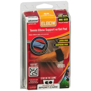 Mueller Sport Care Tennis Elbow Support with Gel Pad Black One Size 70207 - 1 EA