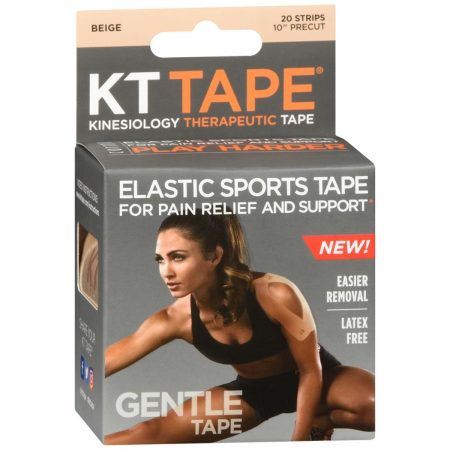 KT Tape Kinesiology Therapeutic Tape Strips Beige - 20 EA