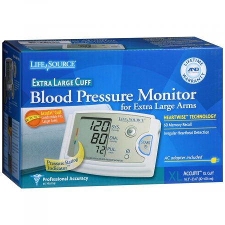LifeSource Blood Pressure Monitor for Extra Large Arms - 1 EA