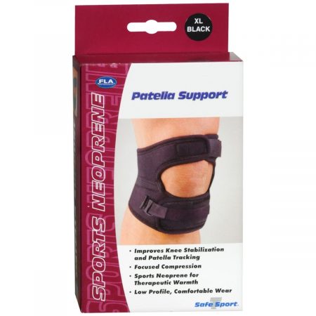 FLA ORTHOPEDICS Safe-T-Sport Patella Support 37-3001LBLK - 1 EA