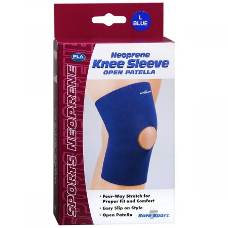 FLA ORTHOPEDICS Safe-T-Sport Neoprene Knee Sleeve Open Patella 37-3730 - 1 EA