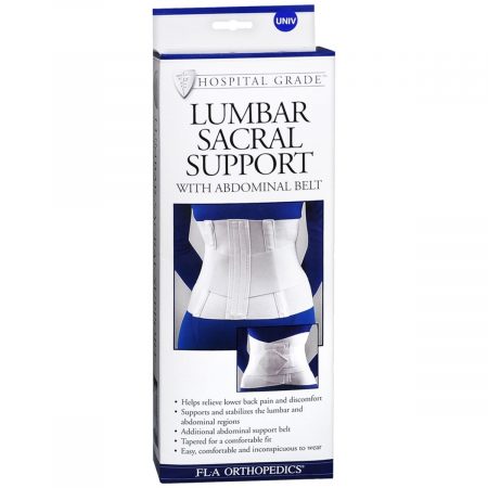 FLA Orthopedics Lumbar Sacral Support with Abdominal Belt 31-208 - 1 EA