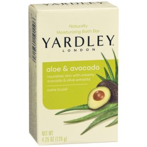 Yardley London Naturally Moisturizing Bath Bar Aloe & Avocado - 4.25 OZ