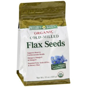 Nature's Bounty Organic Cold-Milled Flax Seeds - 15 OZ