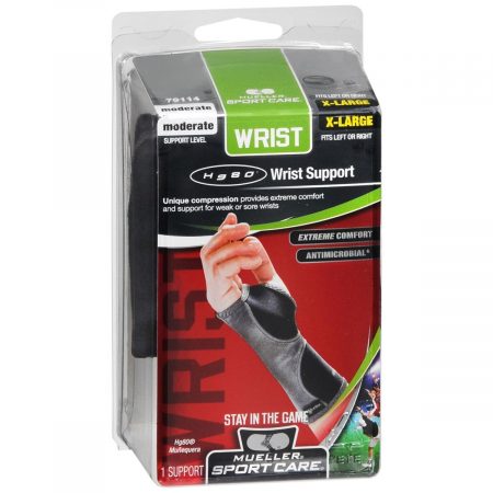 Mueller Sport Care Hg80 Wrist Support Moderate Support Black XL 79114 - 1 EA