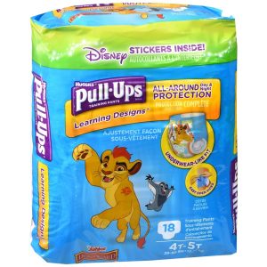HUGGIES Pull-Ups Learning Designs Boys' Training Pants Size 4T-5T - 18 EA
