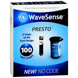 WaveSense Presto Test Strips - 100 EA