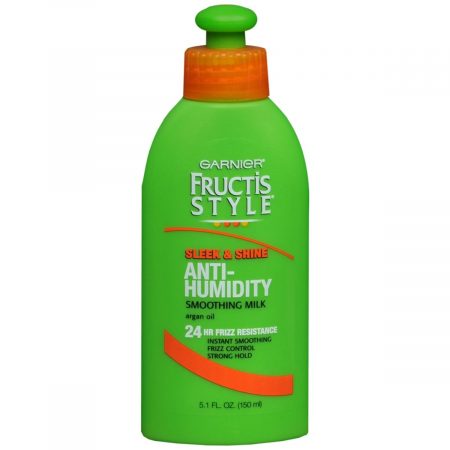 Garnier Fructis Style Sleek & Shine Anti-Humidity Smoothing Milk Strong Hold - 5.1 OZ