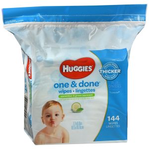 Huggies One & Done Wipes Cucumber & Green Tea Scent - 144 EA