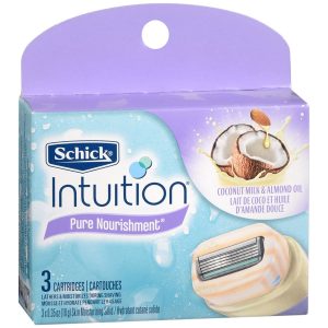 Schick Intuition Pure Nourishment Cartridges - 3 EA